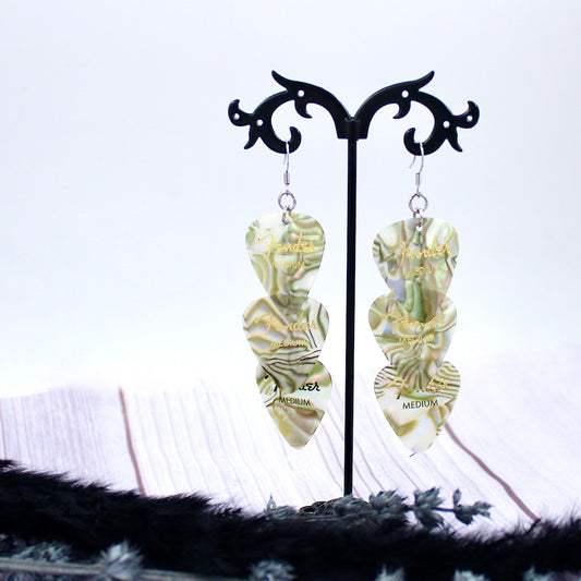 Abalone Fender Earrings